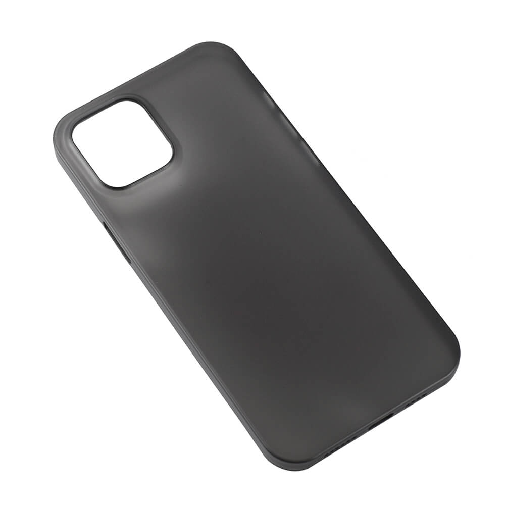 gear-gear-mobilskal-ultraslim-svart-semitransparent iPhone 12 Pro Max